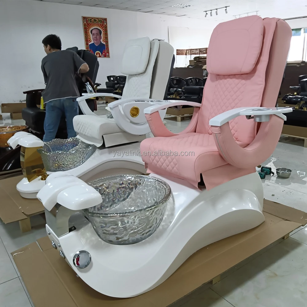 Pedicure Spa Chairs Massage Chair with Foot Spa Pedicure Fish Station pink and Black Color
Pedicure Spa Chairs Massage Chair with Foot Spa Pedicure Fish Station pink and Black Color