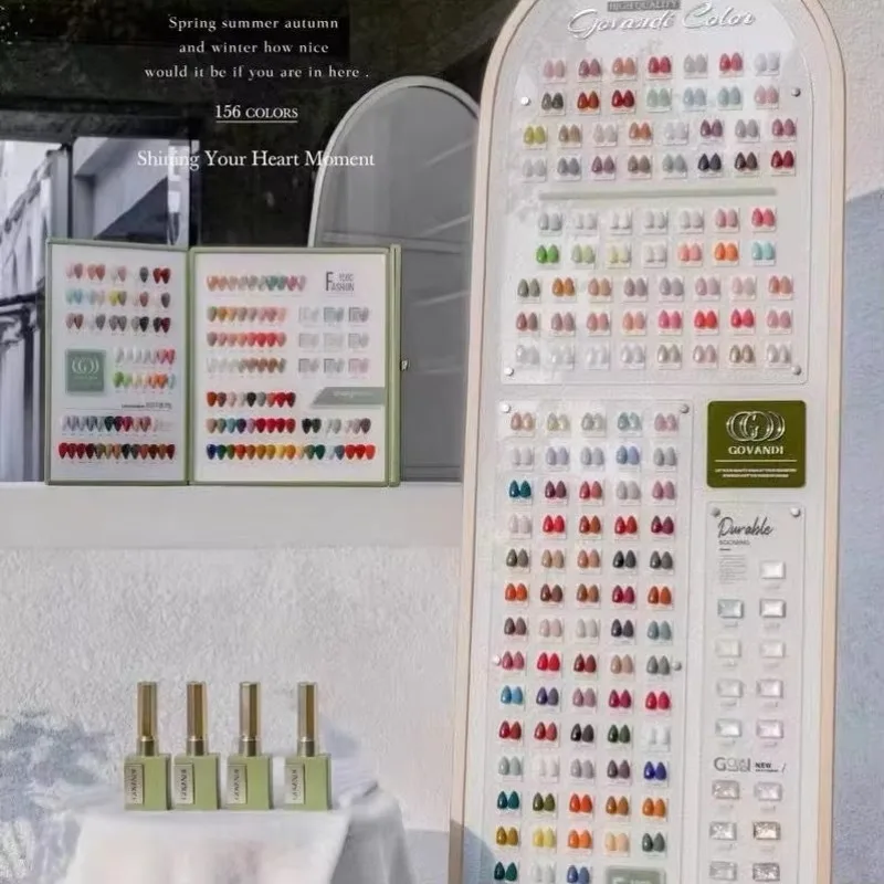 GOVANDI 156 Colors Wholesale Uv 15Ml Luxury Style Nail Gel Kit Supply Salon Nail Professional Gel Polish Set
GOVANDI 156 Colors Wholesale Uv 15Ml Luxury Style Nail Gel Kit Supply Salon Nail Professional Gel Polish Set