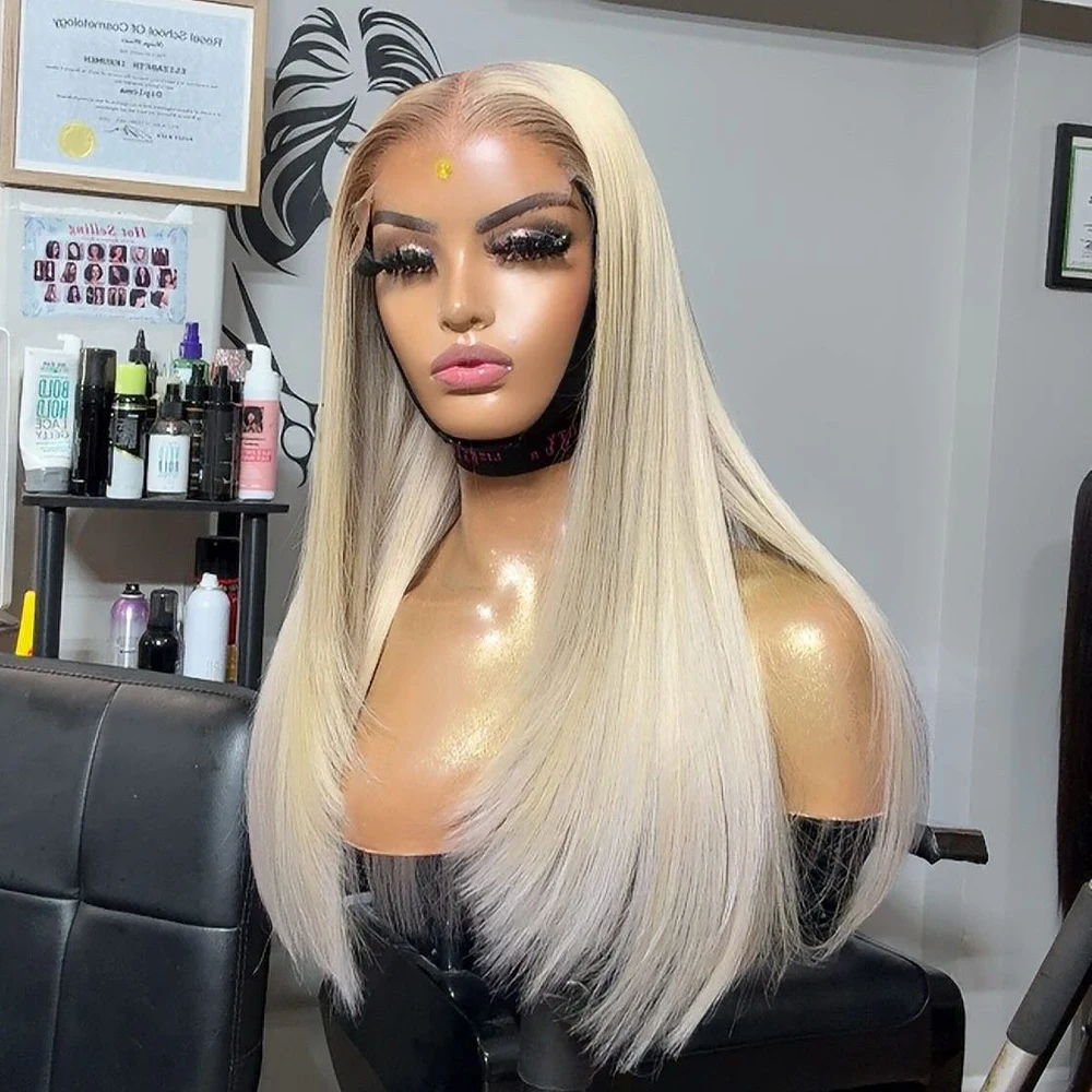 613 Blonde Straight Glueless Wigs 13x4 HD Lace Front Human Hair Wigs For Women Brazilian Wigs Pre Plucked 16-34 Inch 250 Density
613 Blonde Straight Glueless Wigs 13x4 HD Lace Front Human Hair Wigs For Women Brazilian Wigs Pre Plucked 16-34 Inch 250 Density