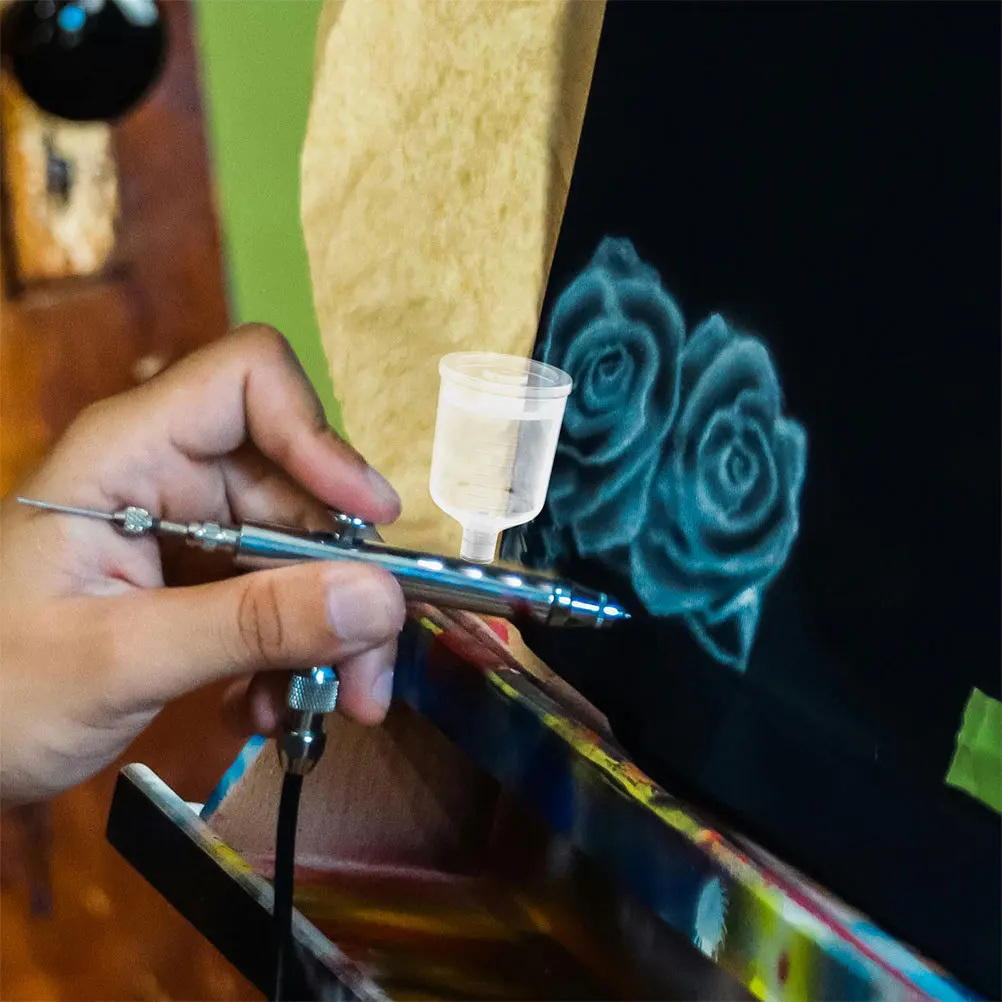 2pcs Airbrush Cups: Refillable Detachable Plastic Paint Containers For Gravity Feed Spray Gun, Replaceable Airbrush Accessories,
2pcs Airbrush Cups: Refillable Detachable Plastic Paint Containers For Gravity Feed Spray Gun, Replaceable Airbrush Accessories,