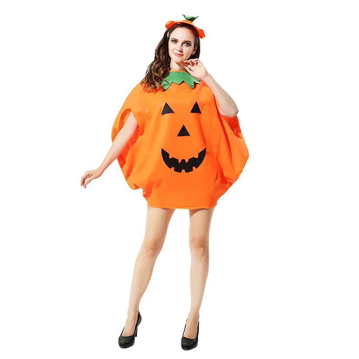 Pumpkin Costume Set Cloak Hat for Adults Durable Comfortable Party Accessories Cosplay Outfit Photo Prop Halloween
Pumpkin Costume Set Cloak Hat for Adults Durable Comfortable Party Accessories Cosplay Outfit Photo Prop Halloween