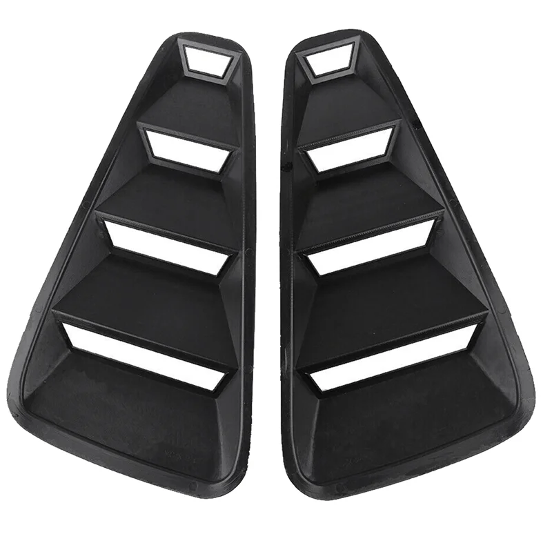Blakc 1/4 Rear Side Vent Quarter Window Louver Shutter Cover Trim For 2005-2014 Ford Mustang Spare Parts Parts 
Blakc 1/4 Rear Side Vent Quarter Window Louver Shutter Cover Trim For 2005-2014 Ford Mustang Spare Parts Parts