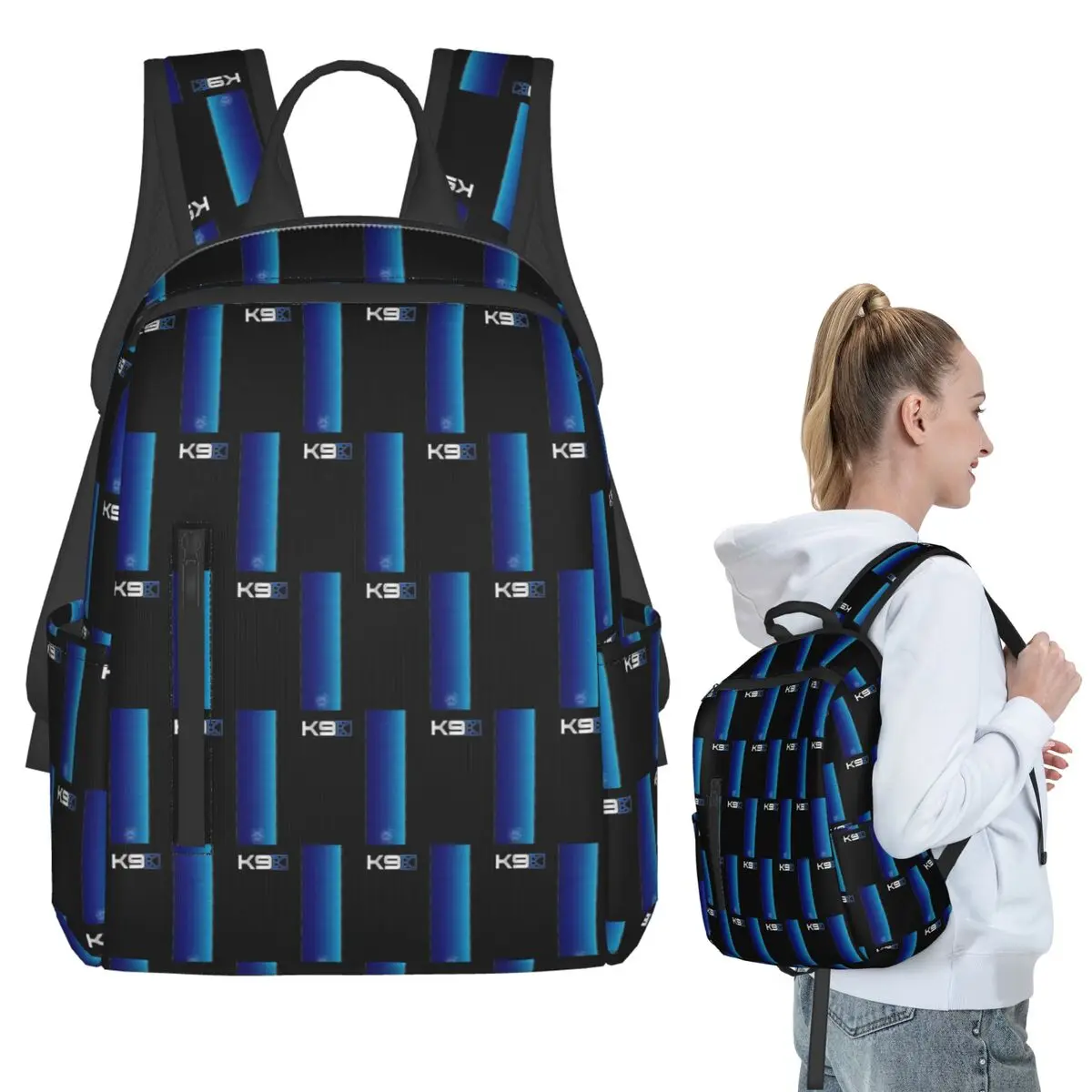Bark Effect Blue K9 Strip (Type 2) Backpack Student BookBag Kids School Bag Computer Shoulder Bags Men Women
Bark Effect Blue K9 Strip (Type 2) Backpack Student BookBag Kids School Bag Computer Shoulder Bags Men Women