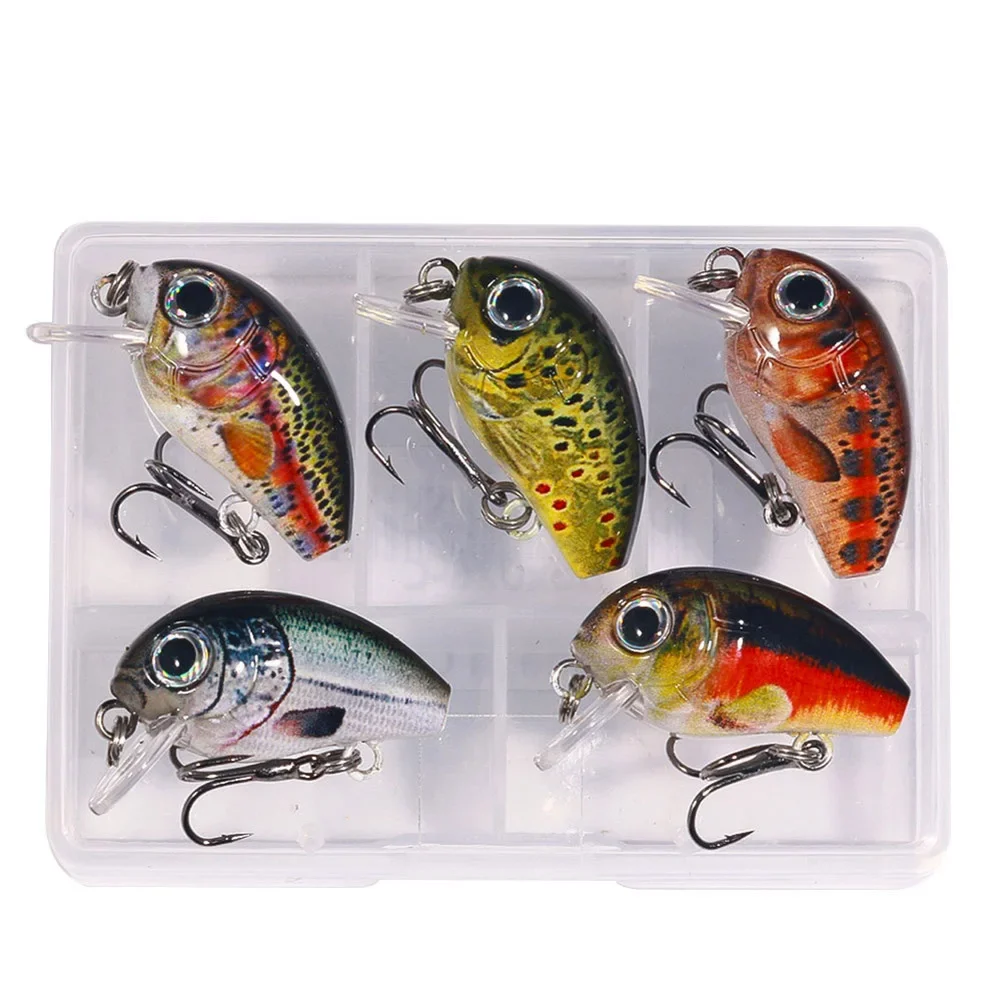 Fishing Lure Crankbait Pocket Mini Lure Fishing Tackle Kits Slow Sinking Durable Vib Set For Fishing Lovers Children 5PCS
Fishing Lure Crankbait Pocket Mini Lure Fishing Tackle Kits Slow Sinking Durable Vib Set For Fishing Lovers Children 5PCS