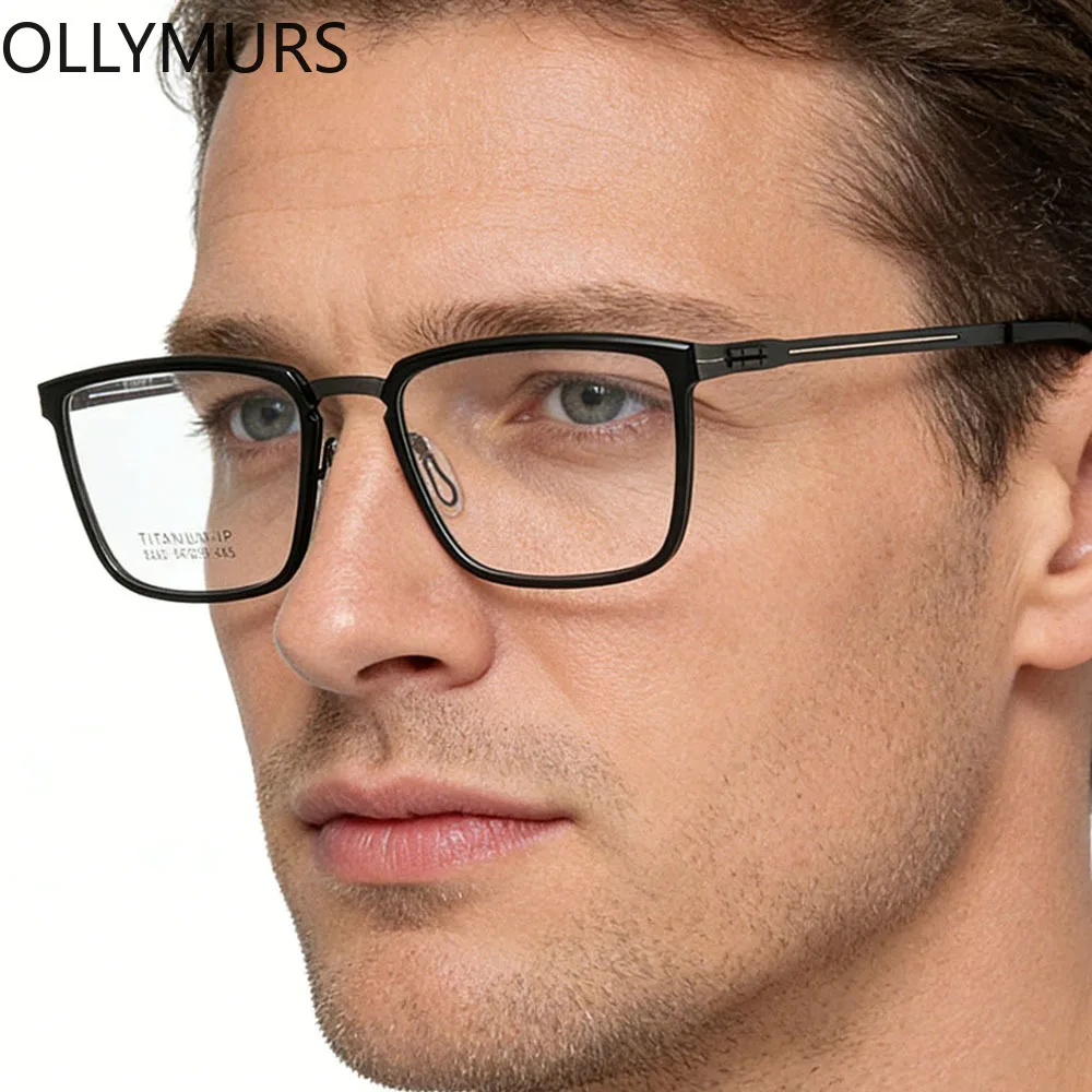 Classic Square Eyeglasses Frames for Men Lightweight Optical Nose Pads Business Fashion Eyewear Glasses Frame Comfortable
Classic Square Eyeglasses Frames for Men Lightweight Optical Nose Pads Business Fashion Eyewear Glasses Frame Comfortable