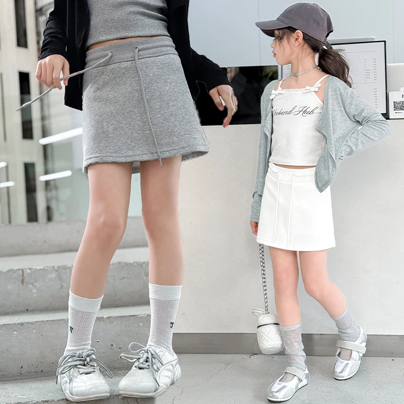 Child Fashion Design High Waist Mini Pencil Skirt for Tween Girls Sexy Streetwear Kids Solid Color Cotton Drawstring Skirt 5-14Y
Child Fashion Design High Waist Mini Pencil Skirt for Tween Girls Sexy Streetwear Kids Solid Color Cotton Drawstring Skirt 5-14Y