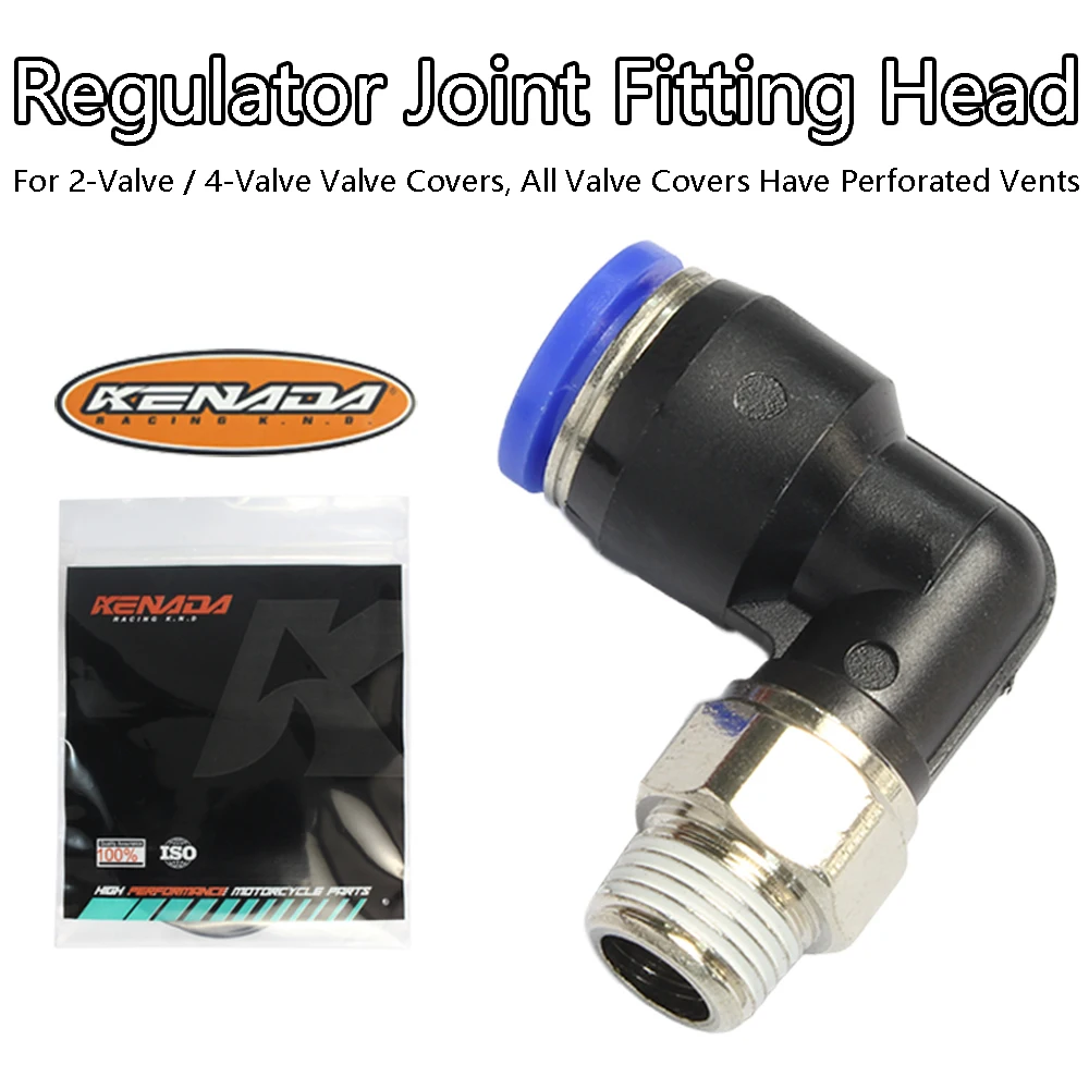90 Regulator Joint Fitting Head for 2-Valve / 4-Valve Valve Covers, All Valve Covers Have Perforated Vents
90 Regulator Joint Fitting Head for 2-Valve / 4-Valve Valve Covers, All Valve Covers Have Perforated Vents