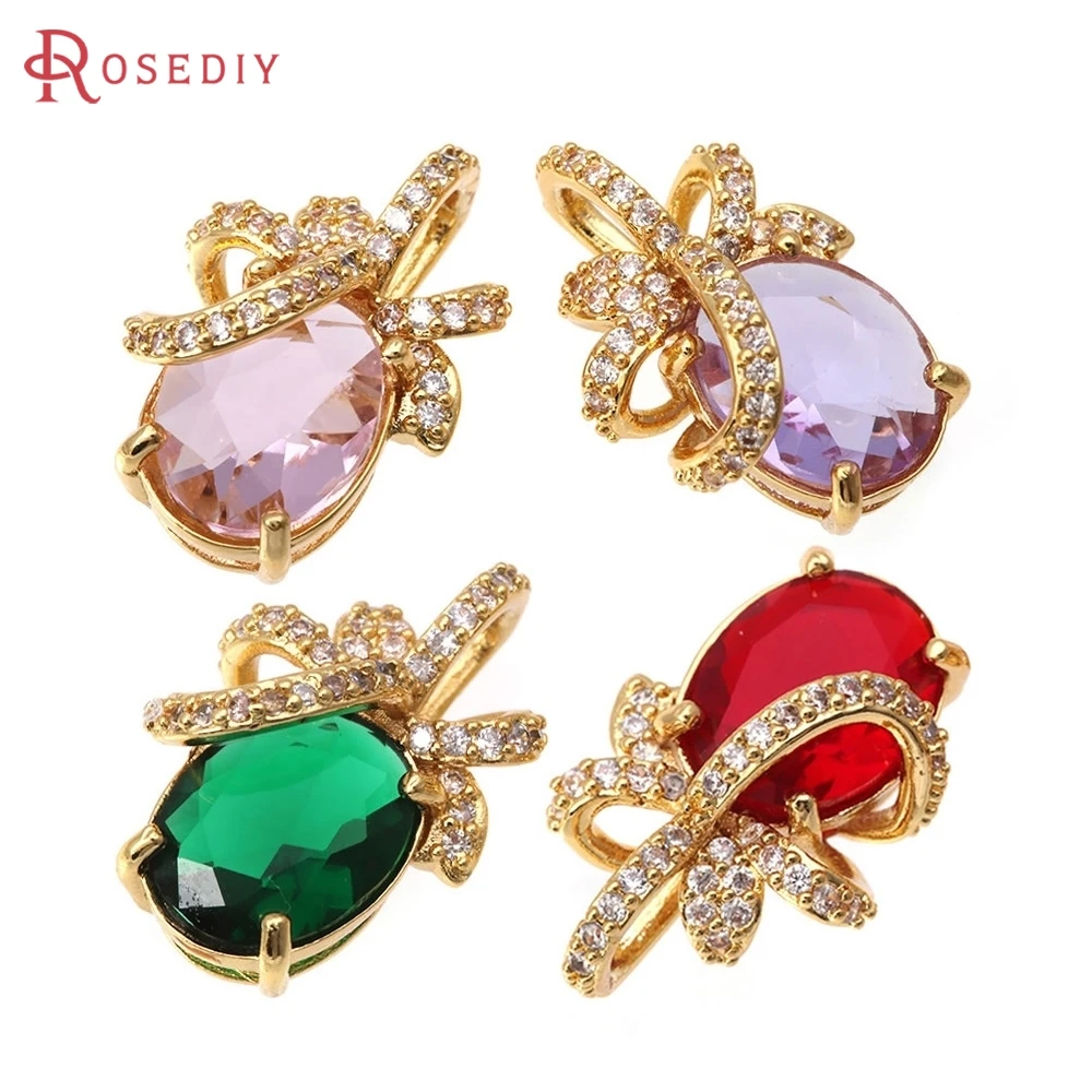 4PCS 18K Gold Color Brass and Zircon and Grass Drop and Bow Charms Pendants High Quality Diy Necklace Earrings Jewelry Making
4PCS 18K Gold Color Brass and Zircon and Grass Drop and Bow Charms Pendants High Quality Diy Necklace Earrings Jewelry Making