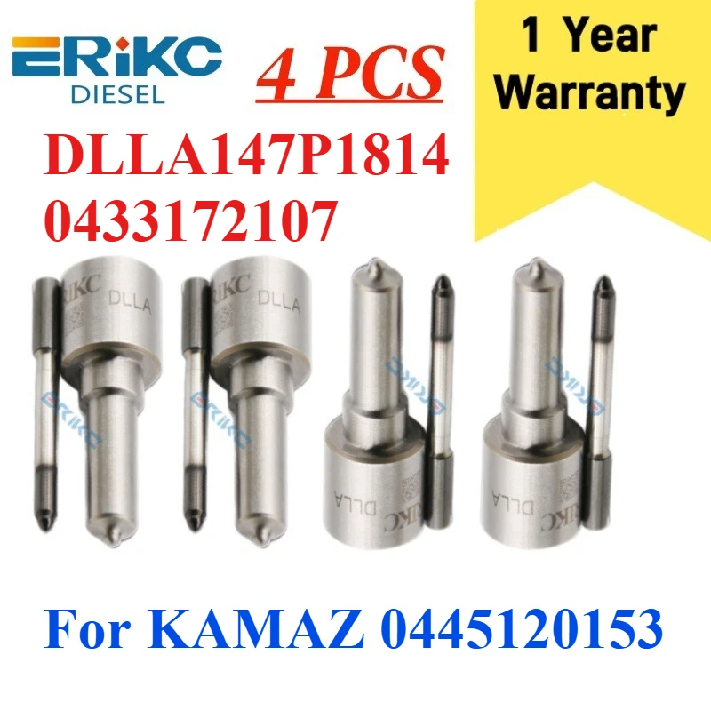 DLLA 147P 1814 Common Rail Injector Nozzle DLLA147P1814 OEM 0 433 172 107 Fuel Sprayer 0433172107 for KAMAZ 0445120153
DLLA 147P 1814 Common Rail Injector Nozzle DLLA147P1814 OEM 0 433 172 107 Fuel Sprayer 0433172107 for KAMAZ 0445120153