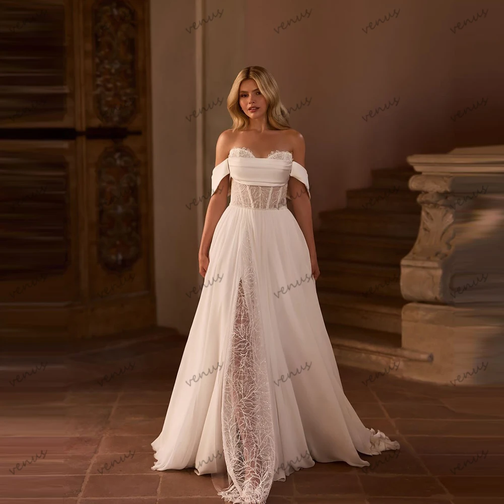 Винтажные свадебные платья Изящные свадебные платья с открытыми плечами Халаты с кружевными аппликациями Очаровательные платья Vestidos De Novia по индивидуальному заказу 2025
Винтажные свадебные платья Изящные свадебные платья с открытыми плечами Халаты с кружевными аппликациями Очаровательные платья Vestidos De Novia по индивидуальному заказу 2025