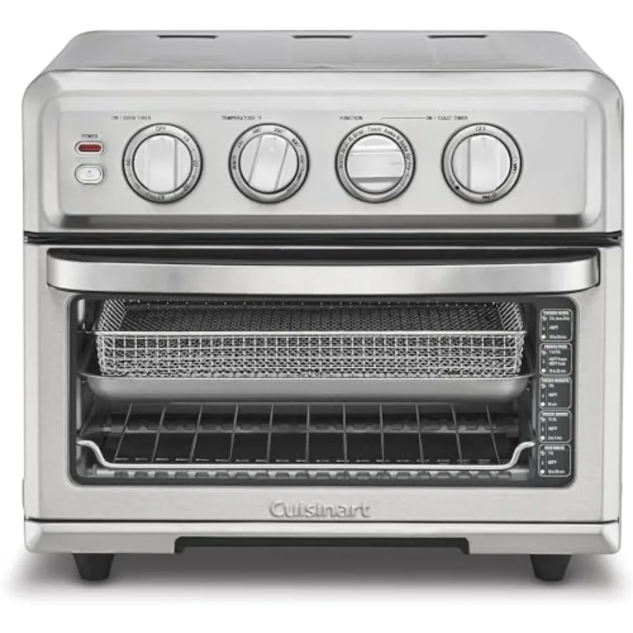 Air Fryer Toaster Oven 1800W 8-in-1 with Air Fry Convection Broil and Warm 0.6 Cubic Feet 60-Minute Timer TOA-70NAS Stainless S
Air Fryer Toaster Oven 1800W 8-in-1 with Air Fry Convection Broil and Warm 0.6 Cubic Feet 60-Minute Timer TOA-70NAS Stainless S