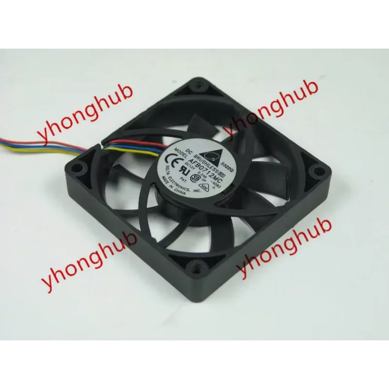 Delta Electronics AFB0712MC 4D82 DC 12V 0.24A 70x70x15mm Server Cooling Fan
Delta Electronics AFB0712MC 4D82 DC 12V 0.24A 70x70x15mm Server Cooling Fan