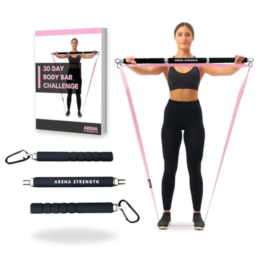 Resistance Body Bar for home gym use, aluminum alloy construction, black finish, lightweight and portable with non-slip grip
Resistance Body Bar for home gym use, aluminum alloy construction, black finish, lightweight and portable with non-slip grip