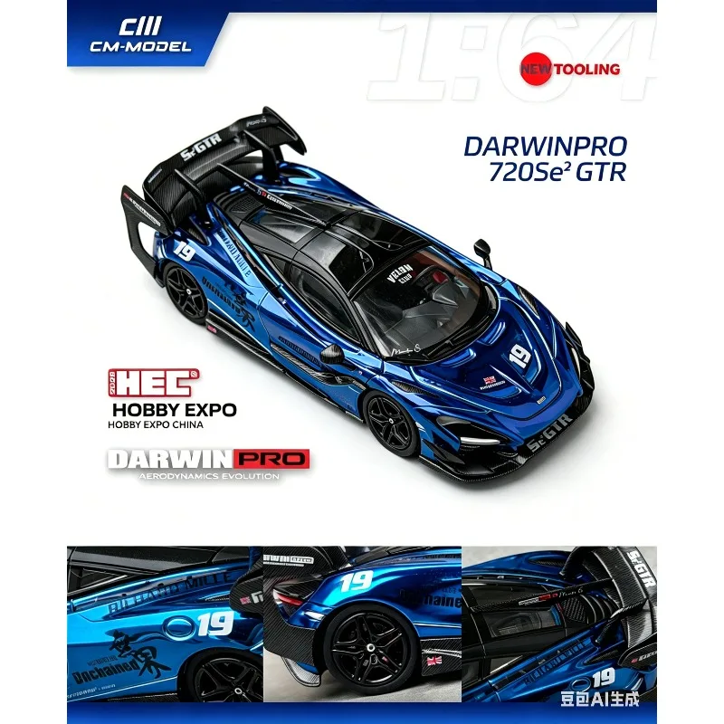 Beijing Model HEC Limited Edition CM Model 1/64 Alloy McLaren Darwin 720Se²GTR Car Model for Adult Collection, Gift for Boys
Beijing Model HEC Limited Edition CM Model 1/64 Alloy McLaren Darwin 720Se²GTR Car Model for Adult Collection, Gift for Boys