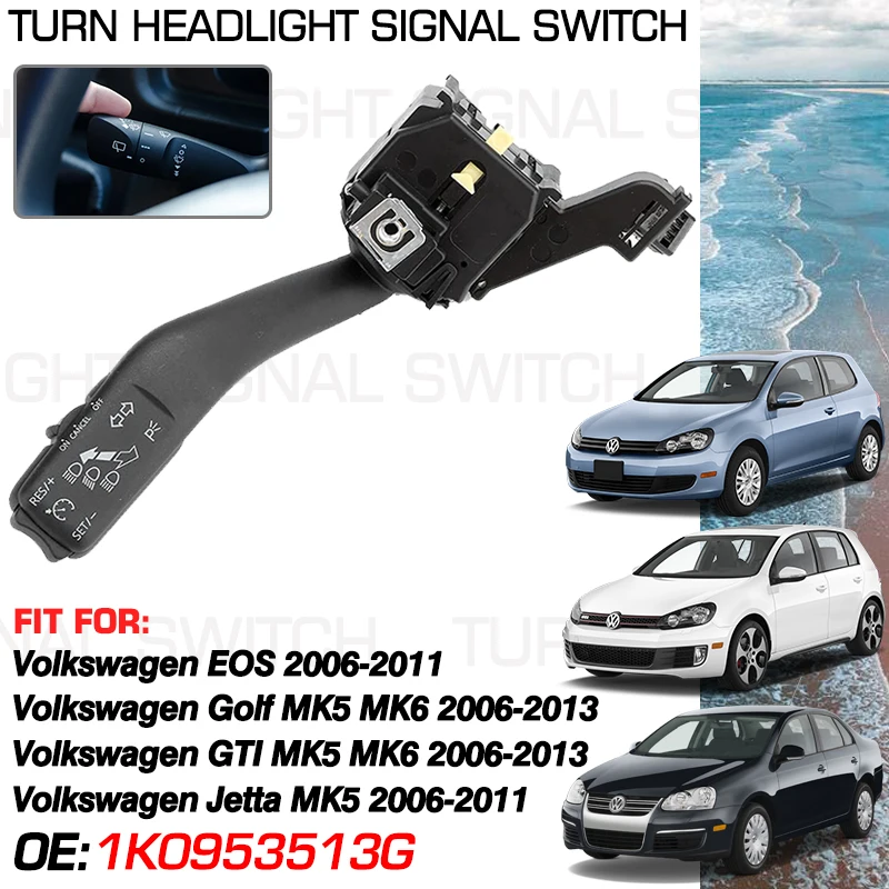 Car Headlight Stalk Switch For Volkswagen Golf GTI MK5 MK6 2006-2013 Volkswagen Jetta MK5 2006-2011 VW EOS 2006-2011 1K0953513G
Car Headlight Stalk Switch For Volkswagen Golf GTI MK5 MK6 2006-2013 Volkswagen Jetta MK5 2006-2011 VW EOS 2006-2011 1K0953513G
