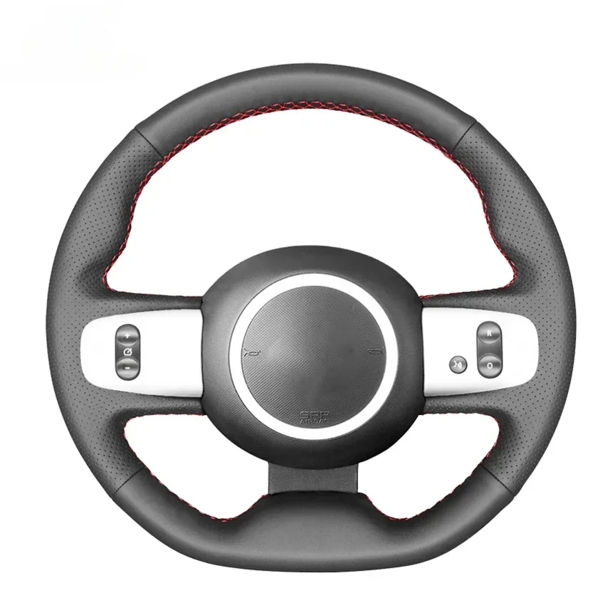 Черный чехол на руль автомобиля из искусственной кожи для Renault Twingo 3RS 2014-2024
Черный чехол на руль автомобиля из искусственной кожи для Renault Twingo 3RS 2014-2024
