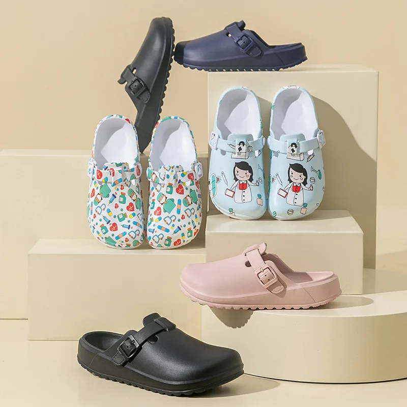 Hospital Medical Slipper Women Doctor EVA Non-Slip Nurse Clogs Surgical Medical Shoes anti slip SPA Beauty Salon Shoes Cartoon
Hospital Medical Slipper Women Doctor EVA Non-Slip Nurse Clogs Surgical Medical Shoes anti slip SPA Beauty Salon Shoes Cartoon