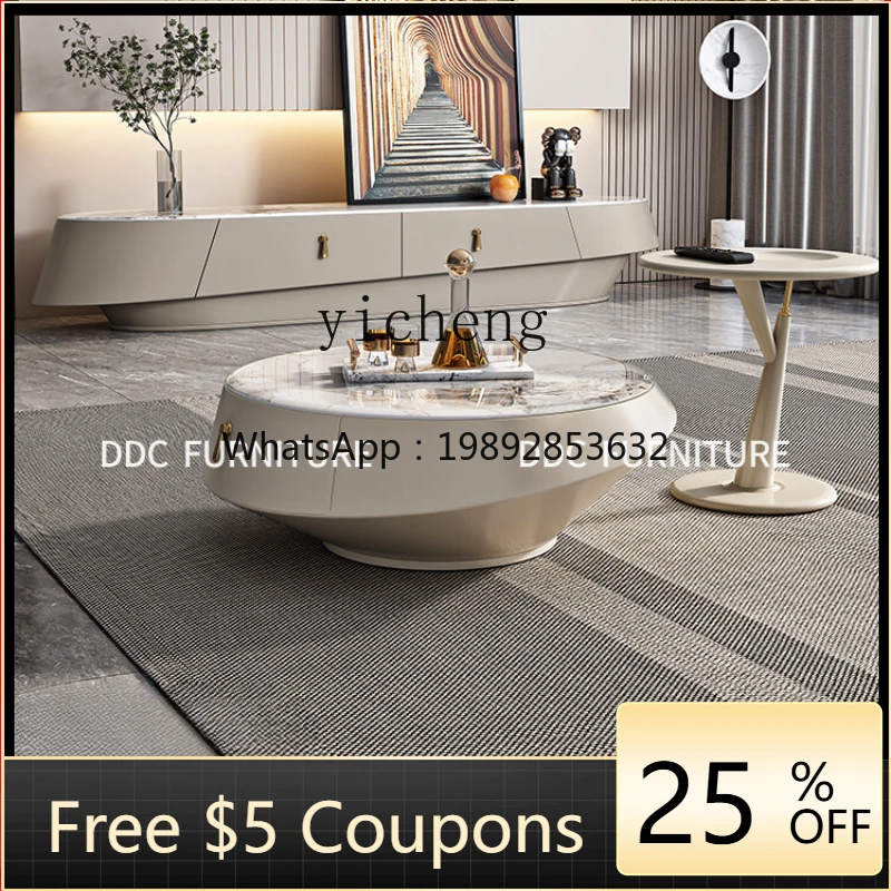 ZZ Minimalist Stone Plate Coffee Table TV Cabinet Simple Modern Home Small Apartment Living Room round Stone Plate
ZZ Minimalist Stone Plate Coffee Table TV Cabinet Simple Modern Home Small Apartment Living Room round Stone Plate