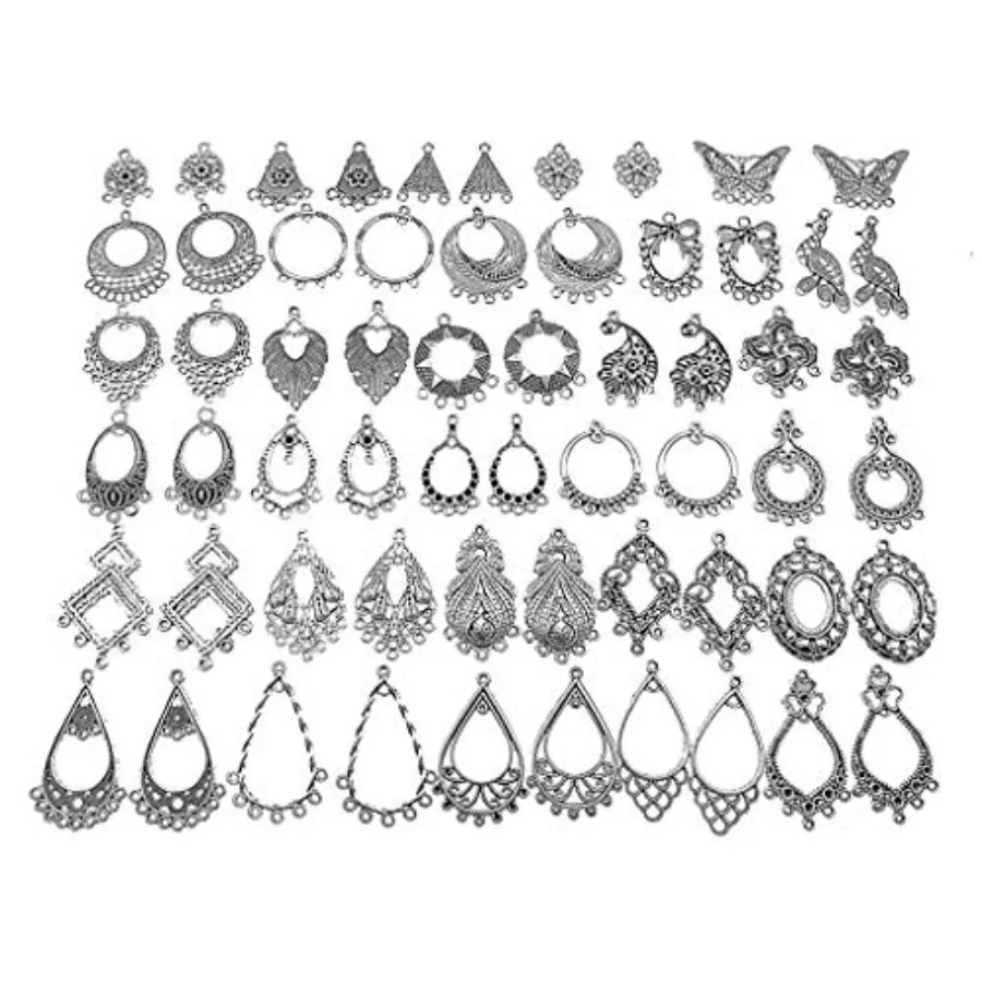 Filigree Chandelier Earring Loops Connectors Eardrop Necklace Linker Dangling Charm Pendant Connector for DIY Jewelry Making Ac
Filigree Chandelier Earring Loops Connectors Eardrop Necklace Linker Dangling Charm Pendant Connector for DIY Jewelry Making Ac