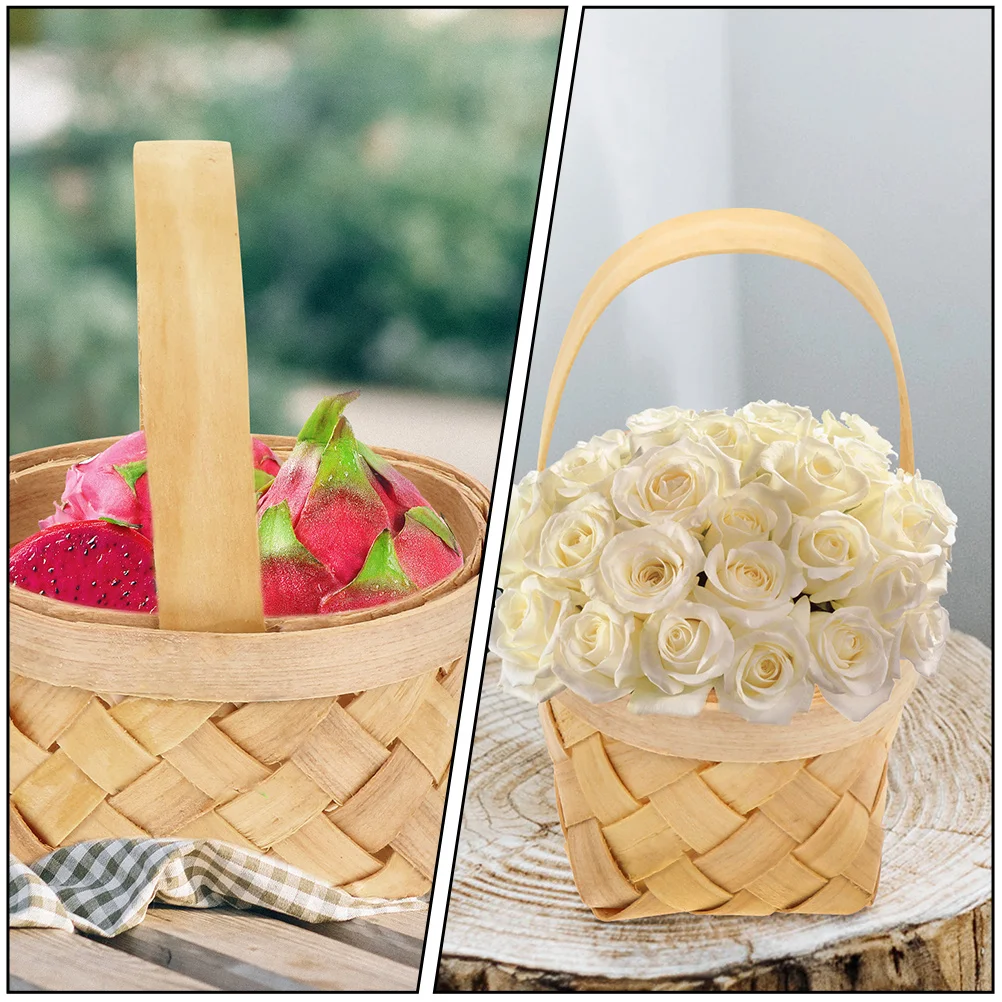 6 Pcs Storage Basket Hand Woven Mini Baskets Crafts for Favors Decorative Small with Handles Rustic 
6 Pcs Storage Basket Hand Woven Mini Baskets Crafts for Favors Decorative Small with Handles Rustic