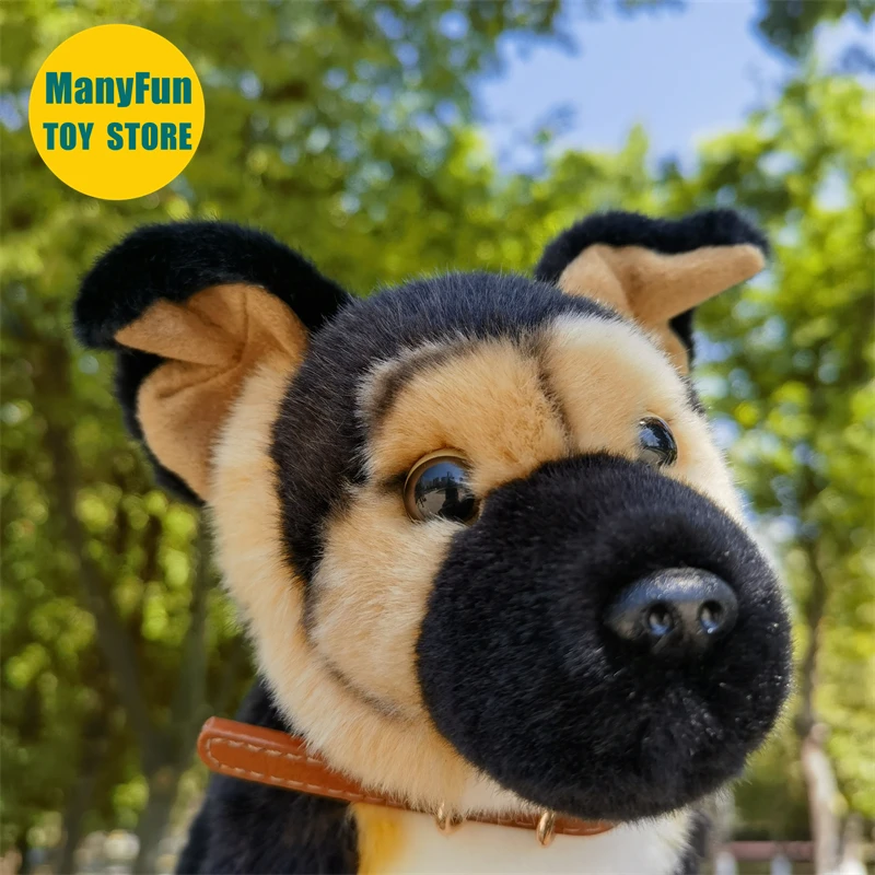 German Shepherd Plush Toy Realistic German Shepherd Dog Stuffed Animal Doll Lifelike Wolfhound Plushie GSD Soft Toy Gift
German Shepherd Plush Toy Realistic German Shepherd Dog Stuffed Animal Doll Lifelike Wolfhound Plushie GSD Soft Toy Gift