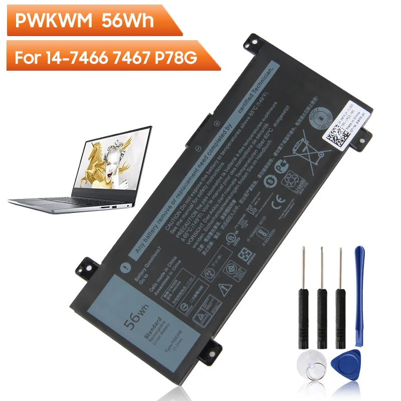 Запасная аккумуляторная батарея PWKWM для DELL Inspiron14-7466 7467 7000 P78G 7467-D1545B/R D1745B/R, аккумуляторная батарея 56wh
Запасная аккумуляторная батарея PWKWM для DELL Inspiron14-7466 7467 7000 P78G 7467-D1545B/R D1745B/R, аккумуляторная батарея 56wh
