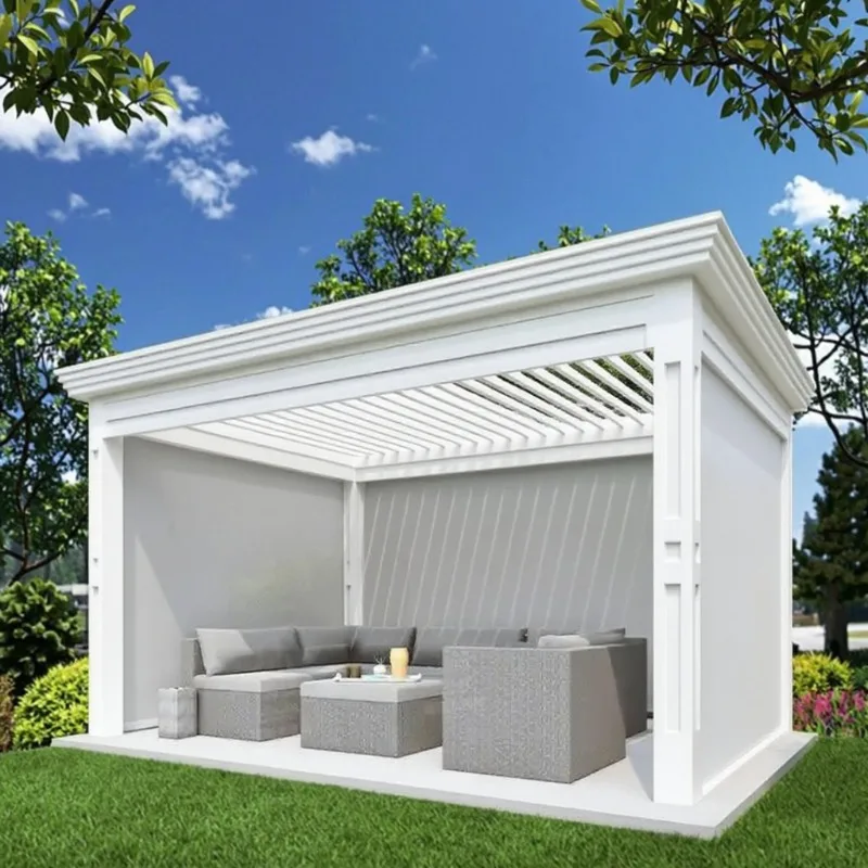Electric 10x4 meters Chinese waterproof pergola side screen remote control aluminum sliding roller shutter awning roof pavilion
Electric 10x4 meters Chinese waterproof pergola side screen remote control aluminum sliding roller shutter awning roof pavilion