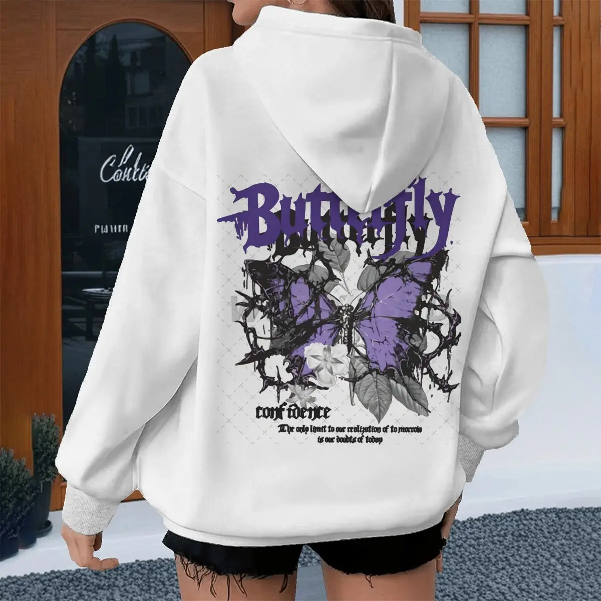 Harajuku Fashion Men Women Hoodies Sweatshirts Gothic Butterfly Print Street Style Clothes Unisex Butterfly Design Y2K Hoodie
Harajuku Fashion Men Women Hoodies Sweatshirts Gothic Butterfly Print Street Style Clothes Unisex Butterfly Design Y2K Hoodie