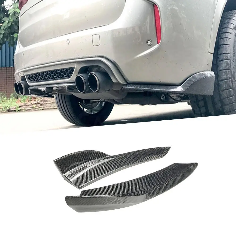 2Pcs Carbon Fiber Rear Bumper Lip Splitters For BMW X5M F85 X6M F86 2015 2016 2017 2018 FRP Back Mudguard Flaps FRP
2Pcs Carbon Fiber Rear Bumper Lip Splitters For BMW X5M F85 X6M F86 2015 2016 2017 2018 FRP Back Mudguard Flaps FRP