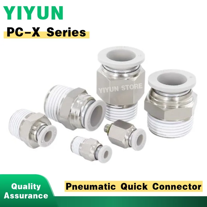 20PCS PC4/6/8/10/12-M5X/01X/02X/03X/04X Straight Thread Connection Pneumatic Quick Connector Joint PC-X Series
20PCS PC4/6/8/10/12-M5X/01X/02X/03X/04X Straight Thread Connection Pneumatic Quick Connector Joint PC-X Series