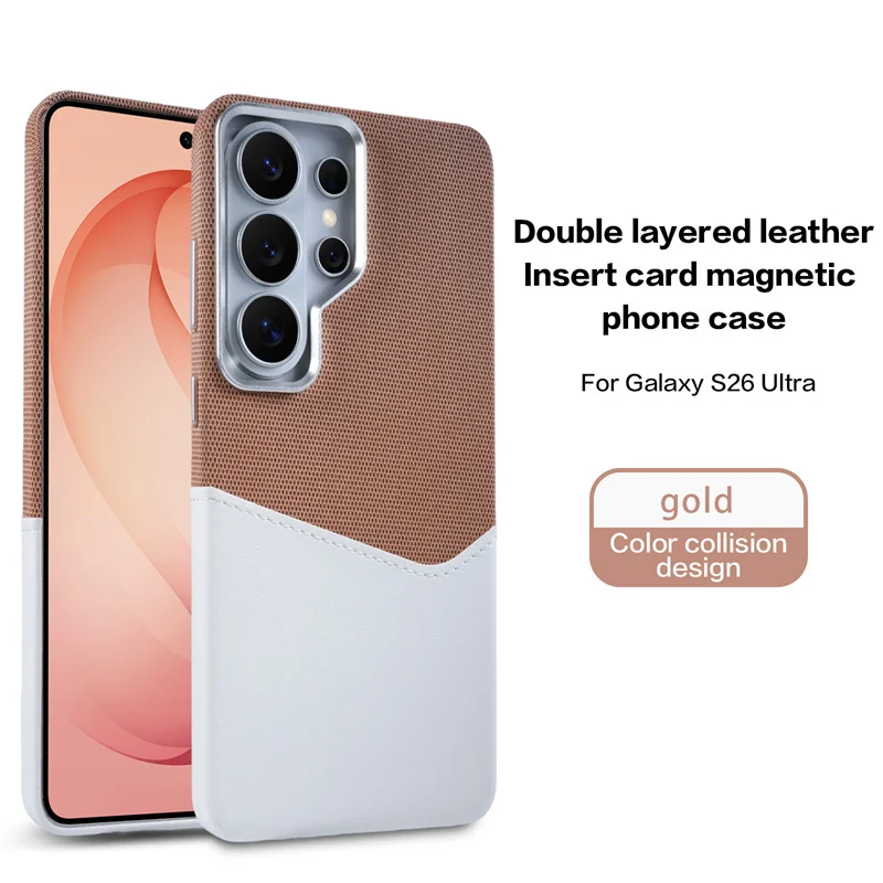 For Samsung Galaxy S24 S25 S26 Ultra Card Wallet For MagSafe PU Leather Case Pocket Wireless Charging Alloy Lens Hit Color Cover
For Samsung Galaxy S24 S25 S26 Ultra Card Wallet For MagSafe PU Leather Case Pocket Wireless Charging Alloy Lens Hit Color Cover