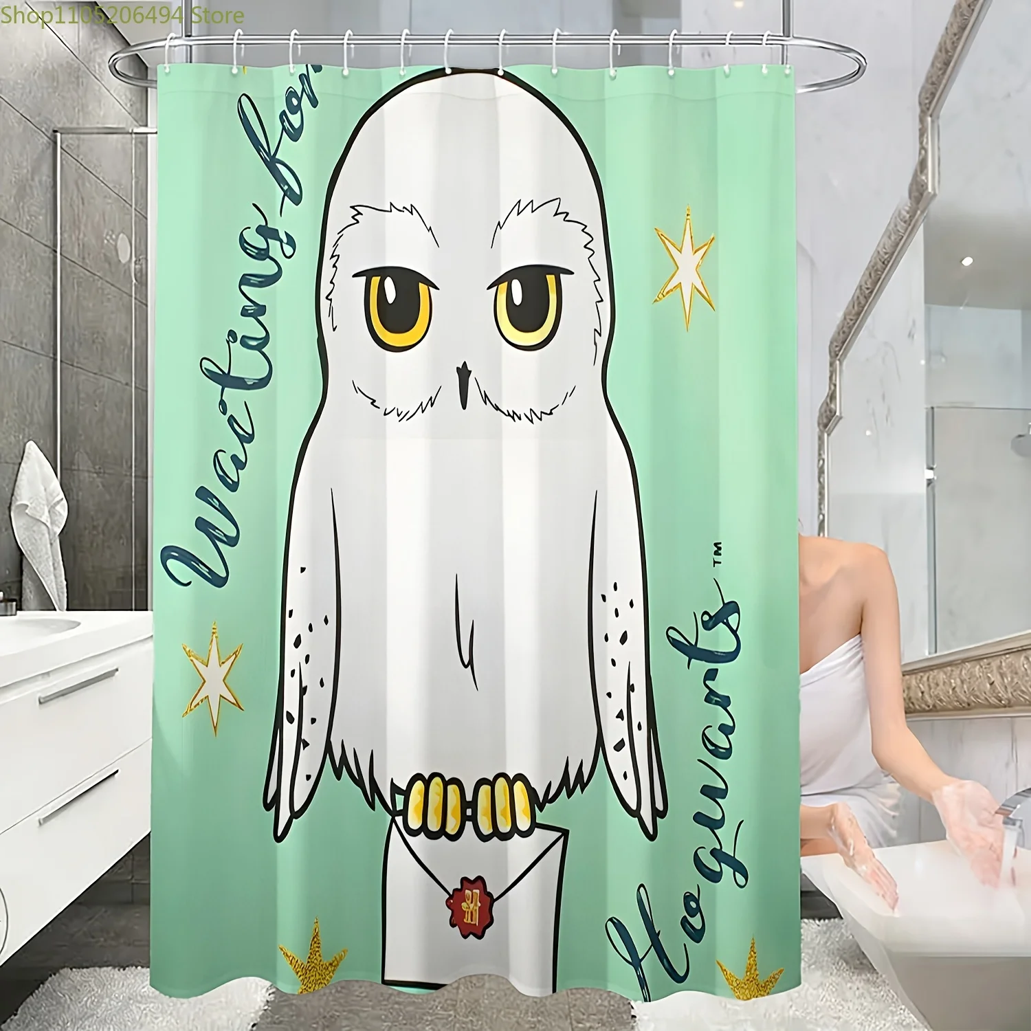 Официальная тематическая занавеска для душа Warner Bros., 1 шт. | Многофункциональная шторка для душа Owl, декоративная шторка для ванной комнаты, обеспечивающая приватность.
Официальная тематическая занавеска для душа Warner Bros., 1 шт. | Многофункциональная шторка для душа Owl, декоративная шторка для ванной комнаты, обеспечивающая приватность.