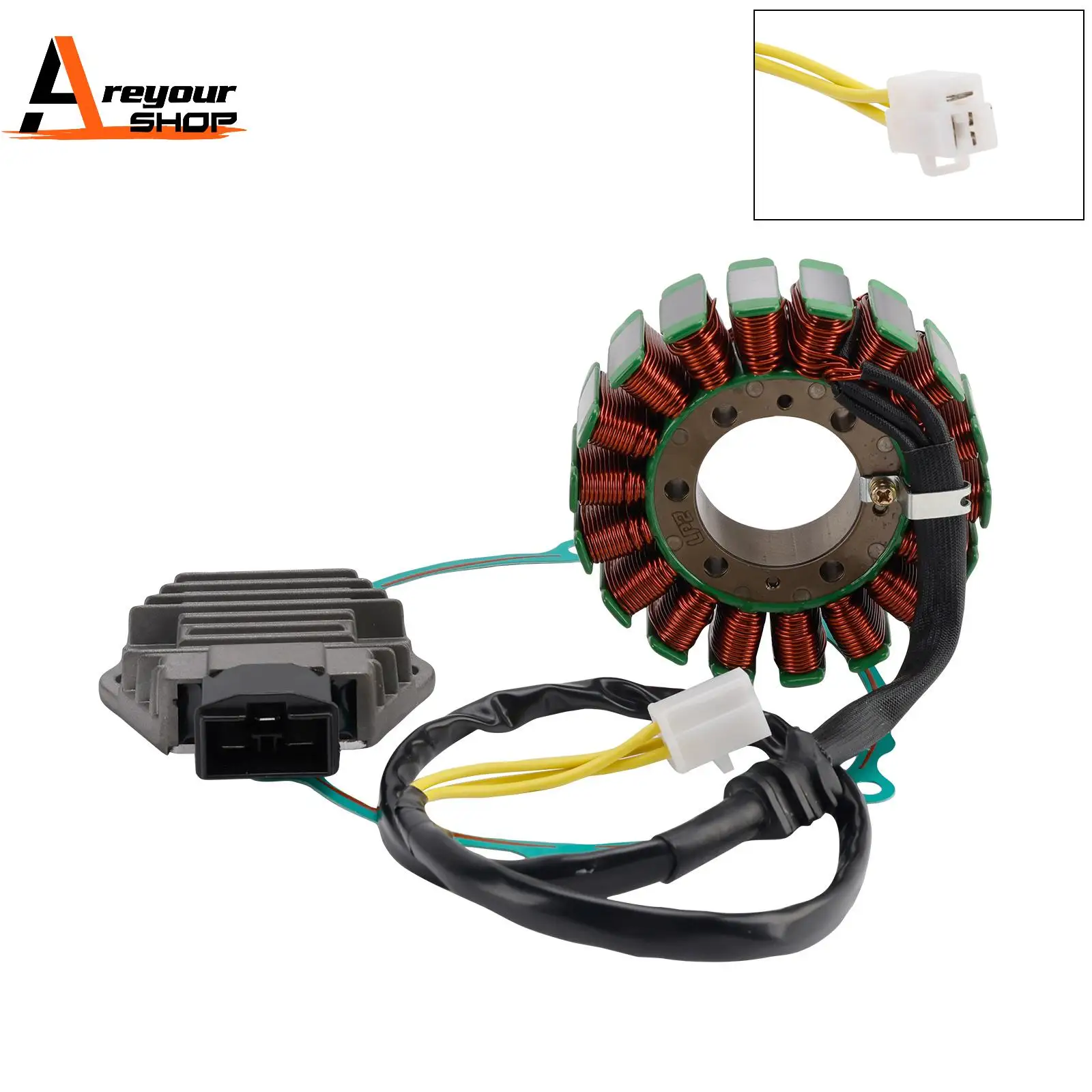 Areyourshop Stator Regulator Rectifier & Gasket for Honda VFR 750 F VFR750F RC36 1994 1995 1996 1997
Areyourshop Stator Regulator Rectifier & Gasket for Honda VFR 750 F VFR750F RC36 1994 1995 1996 1997