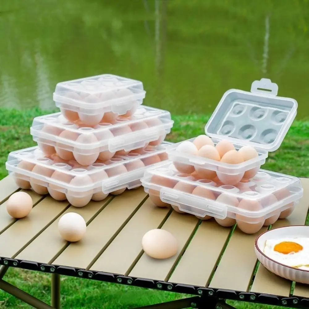 Durable Plastic Egg Storage Box Anti-collision Space Saving Egg Tray 6/15/24 Grids with Lid Refrigerator Egg Organizer Hiking
Durable Plastic Egg Storage Box Anti-collision Space Saving Egg Tray 6/15/24 Grids with Lid Refrigerator Egg Organizer Hiking