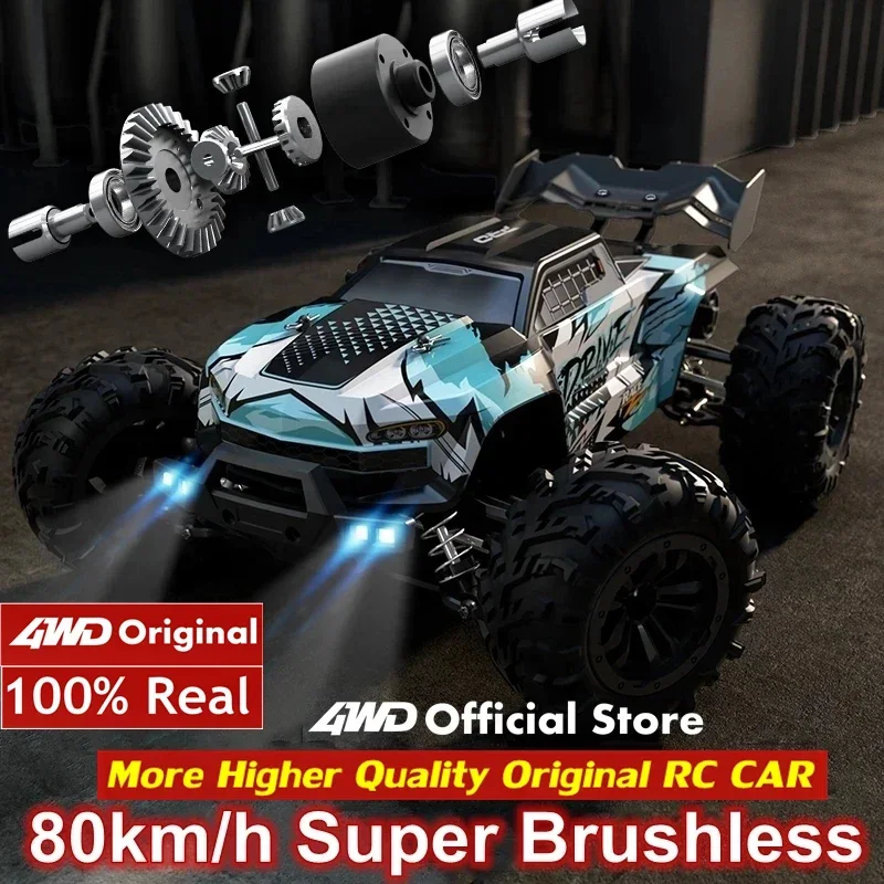 New 38km/h Rc Car 4wd 4x4 Off Road Drift Racing Remot Control Cars Super Brushless High Speed Radio Waterproof Truck Boy Kids
New 38km/h Rc Car 4wd 4x4 Off Road Drift Racing Remot Control Cars Super Brushless High Speed Radio Waterproof Truck Boy Kids