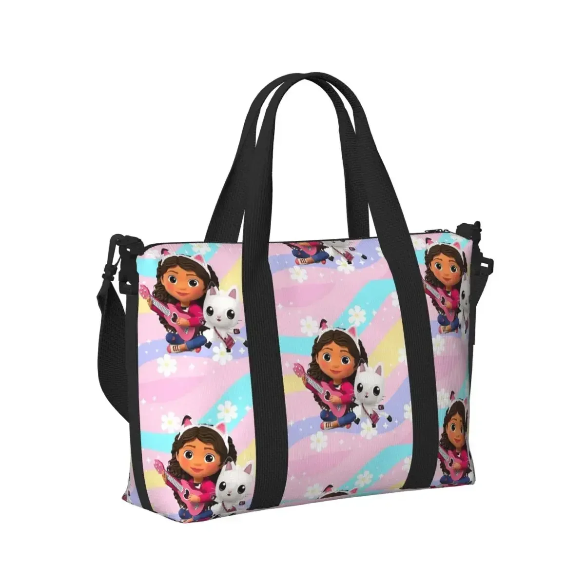Gabbys Mercat Cats Cartoon Dollhouse Beach Travel Bag Large Capacity Tote Bags for Gym Sport Women Shopping Duffle Shoulder Bag
Gabbys Mercat Cats Cartoon Dollhouse Beach Travel Bag Large Capacity Tote Bags for Gym Sport Women Shopping Duffle Shoulder Bag