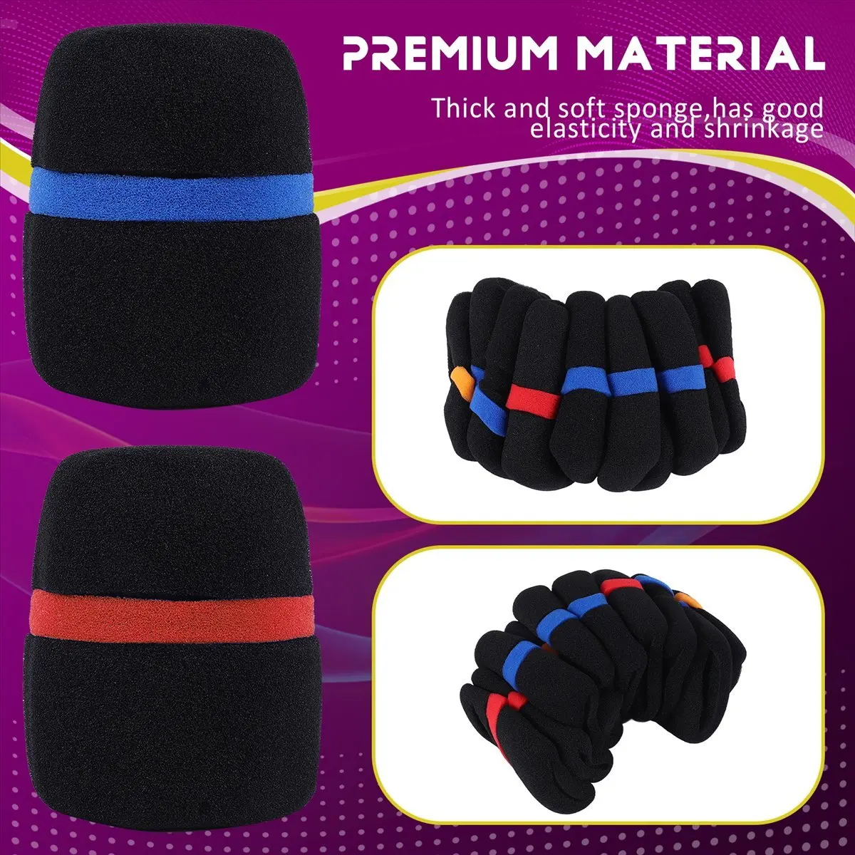 Y310A HOT 10 Pcs Handheld Stage Microphone Windscreen Foam Mic Cover Karaoke Black
Y310A HOT 10 Pcs Handheld Stage Microphone Windscreen Foam Mic Cover Karaoke Black