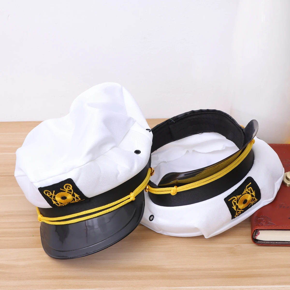 Sailor Hat Captain Party Outfits Accessories Uniform Performing White Yacht Fun Look Cool Costume Anchor Embroidered One Size
Sailor Hat Captain Party Outfits Accessories Uniform Performing White Yacht Fun Look Cool Costume Anchor Embroidered One Size