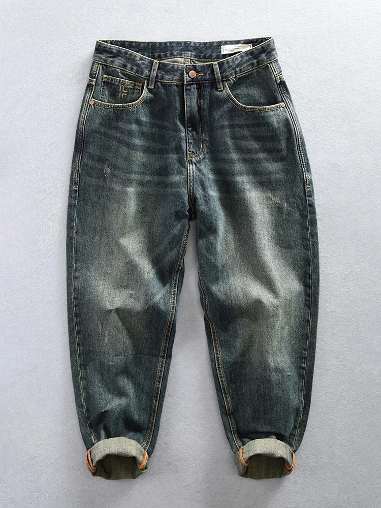 Ретро-американские джинсы Thiened Fce с прямыми штанинами, мужские модные брендовые джинсы большого размера с Fce и Thiening
Ретро-американские джинсы Thiened Fce с прямыми штанинами, мужские модные брендовые джинсы большого размера с Fce и Thiening