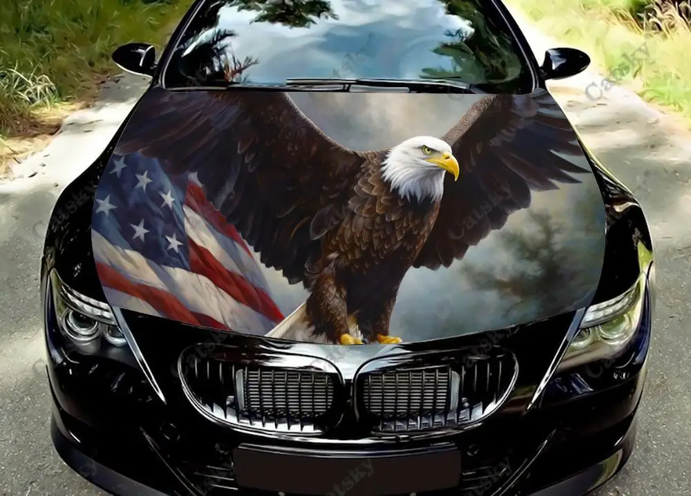 Eagle American Flag Car Hood Car Sticker PVC Decal Graphic Wrap Car Engine Wrap For Truck SUV Universal Custom DIY
Eagle American Flag Car Hood Car Sticker PVC Decal Graphic Wrap Car Engine Wrap For Truck SUV Universal Custom DIY
