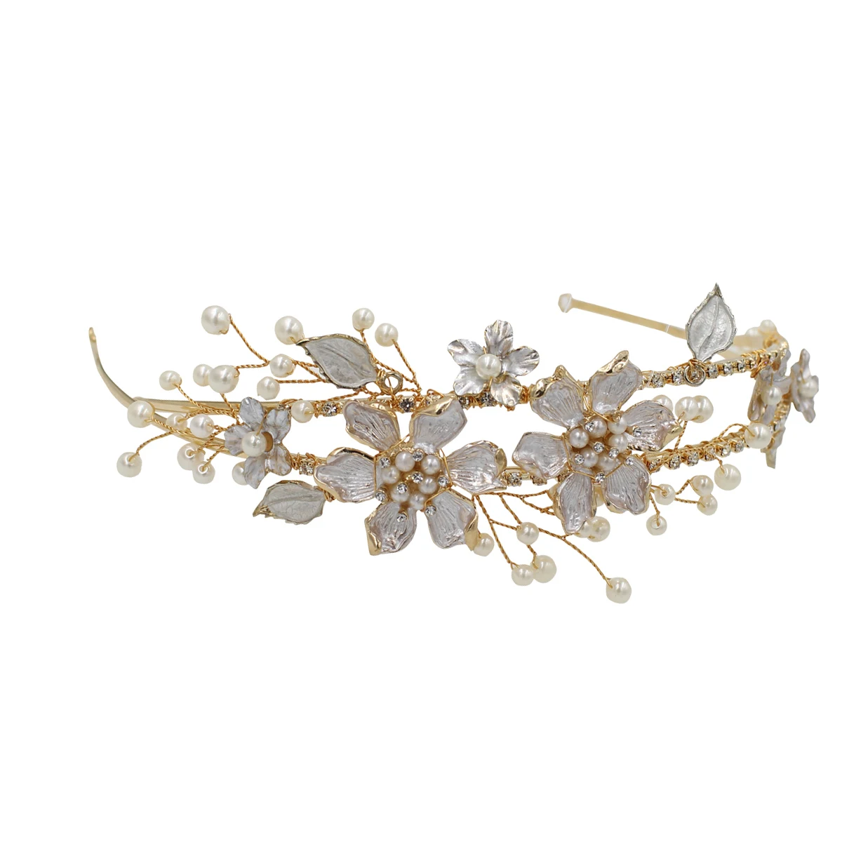 Fairy Bridal Wedding Tiara Big Flower Hair Golden Decor Tiara Crown For Women Elegant Glitter Jewelry For Bride Party
Fairy Bridal Wedding Tiara Big Flower Hair Golden Decor Tiara Crown For Women Elegant Glitter Jewelry For Bride Party