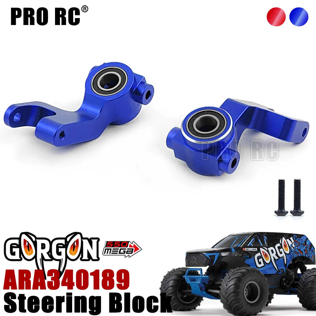 2Pcs ARA340189 Steering Block Alu Alloy Set For Arrma 1/10 GORGON 4X2 MEGA 550 Brushed Monster Truck Rc Car Part
2Pcs ARA340189 Steering Block Alu Alloy Set For Arrma 1/10 GORGON 4X2 MEGA 550 Brushed Monster Truck Rc Car Part