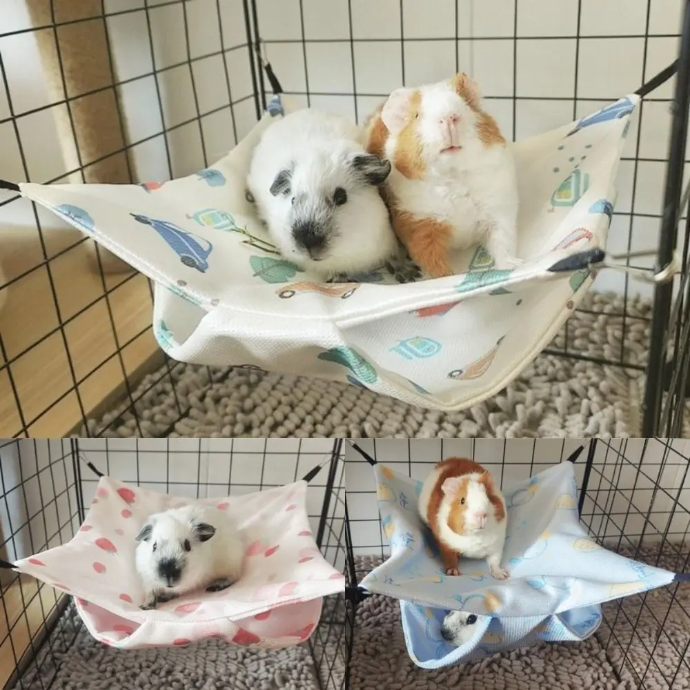 New Cooling Pet Hanging Hammock Double-Layer Multi-size Hamster Rest Mat Cartoon Pattern Ice Feel Guinea Pig Hammock Summer Use
New Cooling Pet Hanging Hammock Double-Layer Multi-size Hamster Rest Mat Cartoon Pattern Ice Feel Guinea Pig Hammock Summer Use