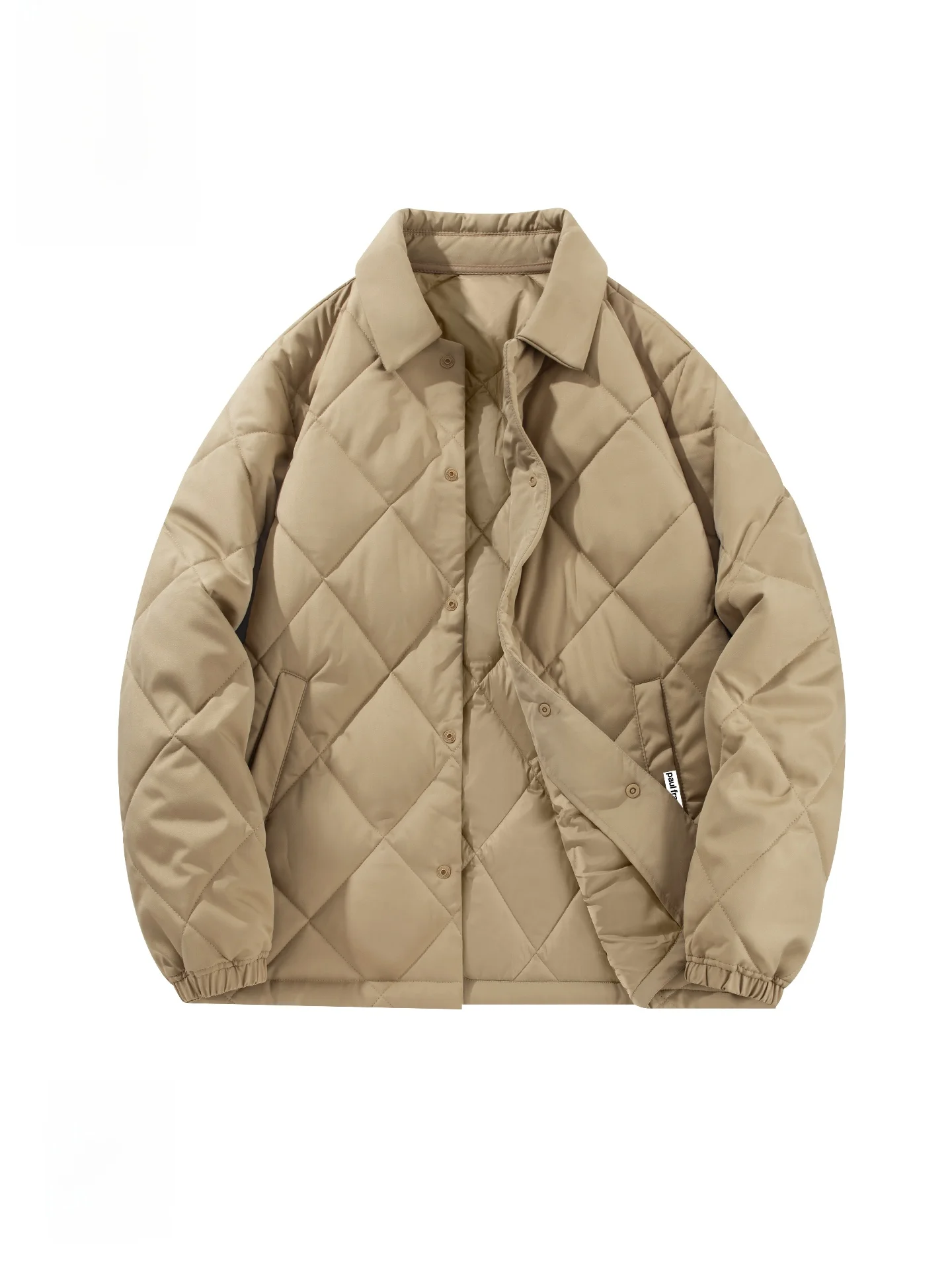 Thiened Cotton Jaet Men's Winter Outerwear Diamond Pattern Large Mouth Monkey Casual Warm Long Sve Coat
Thiened Cotton Jaet Men's Winter Outerwear Diamond Pattern Large Mouth Monkey Casual Warm Long Sve Coat