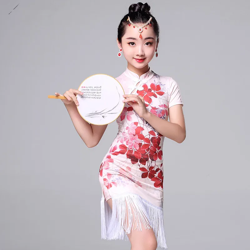 Latin Dance Training Costume Girl New Children's Performance Costume Competition Regulations Latin dance dress 2025
Latin Dance Training Costume Girl New Children's Performance Costume Competition Regulations Latin dance dress 2025