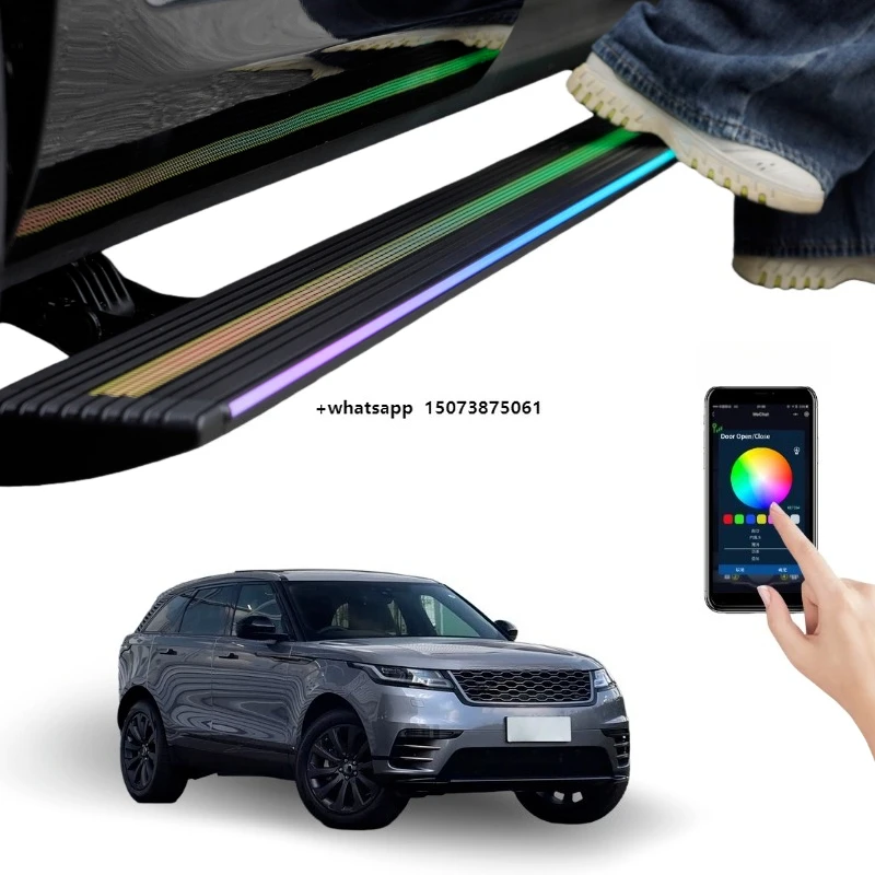 Automatic Power Running Board LED Colorful Lights Electric Side Step for Range Rover Evoque
Automatic Power Running Board LED Colorful Lights Electric Side Step for Range Rover Evoque
