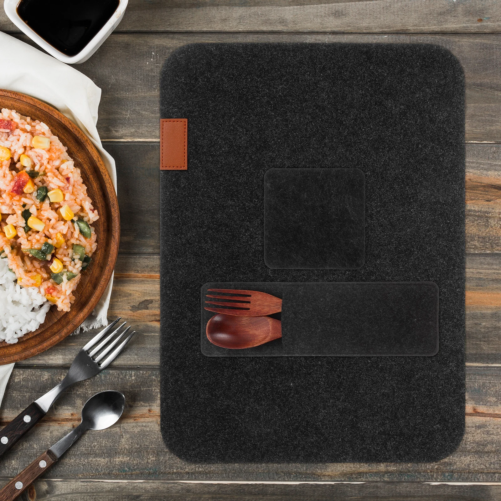 12 Pieces Placemat Set Coasters Cutlery Bags Water Oil Resistant Heat Proof Table Mats Non Slip Dining Banquet
12 Pieces Placemat Set Coasters Cutlery Bags Water Oil Resistant Heat Proof Table Mats Non Slip Dining Banquet