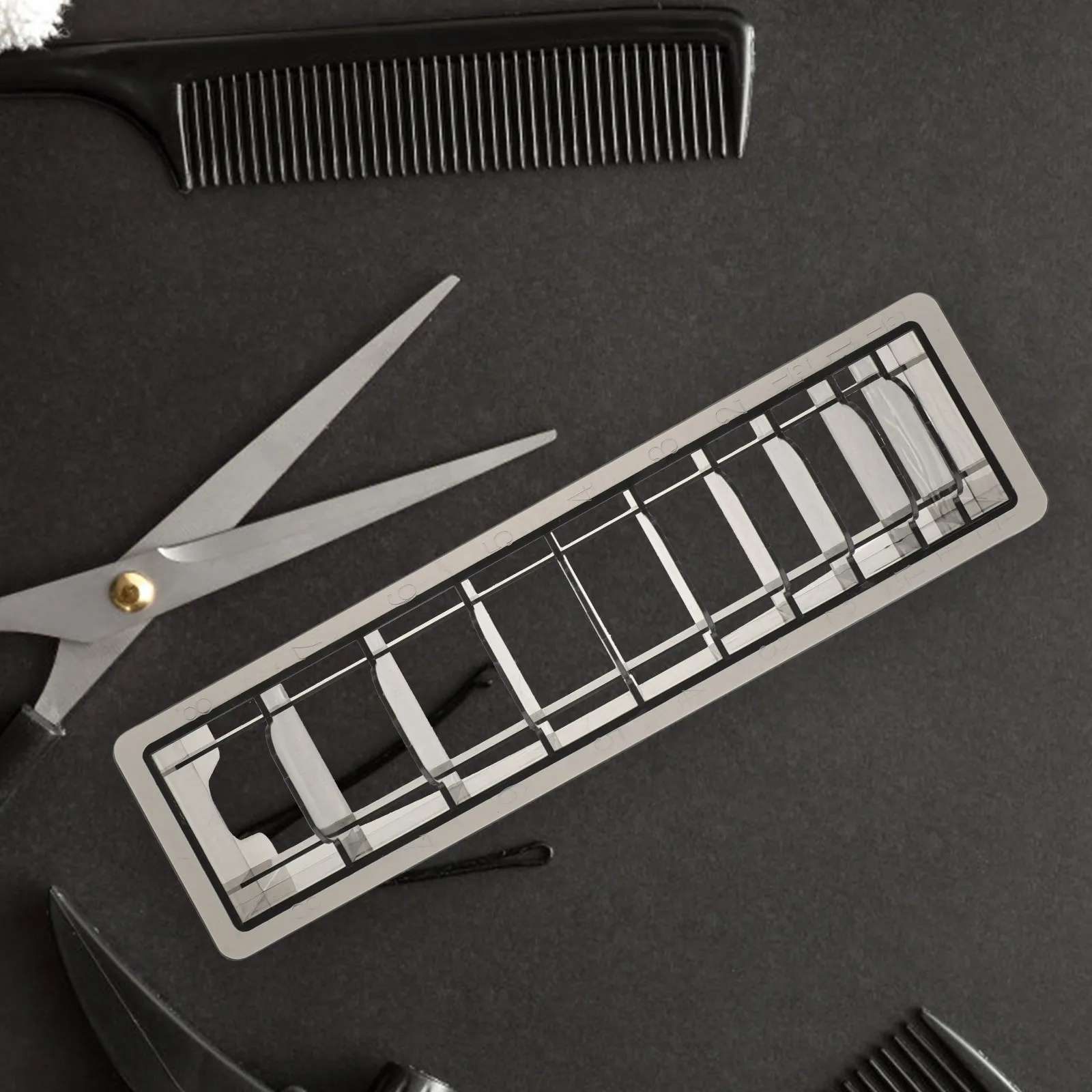 2Pcs Barber Clipper Guard Storage Box Organizer Black Plastic 10 Grid Rectangular Comb Holder Hair Cutting Tool Storage Case
2Pcs Barber Clipper Guard Storage Box Organizer Black Plastic 10 Grid Rectangular Comb Holder Hair Cutting Tool Storage Case