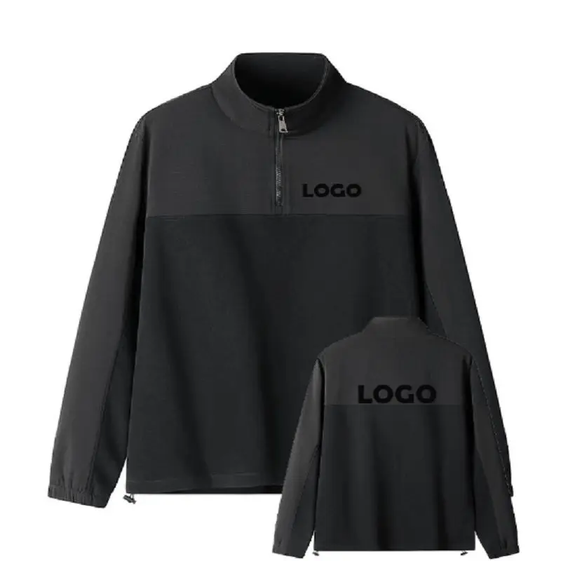 Half chest zipper hoodie is new fashion, copy your own design brand logo/customized image anytime, anywhere
Half chest zipper hoodie is new fashion, copy your own design brand logo/customized image anytime, anywhere