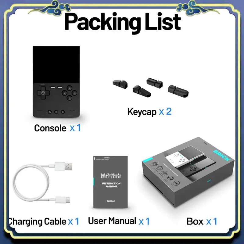 BRICK Handheld Game Console 256GB Portable Linux Video Game Console 3.2Inch 1024X768 IPS Screen Retro Game Controller A
BRICK Handheld Game Console 256GB Portable Linux Video Game Console 3.2Inch 1024X768 IPS Screen Retro Game Controller A